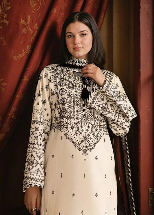 Tahzeeb Embroidered 3 PCs dress