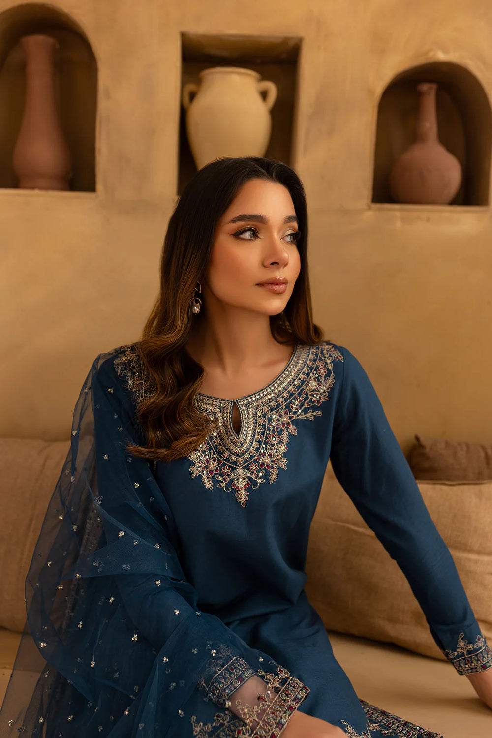 Joey 3Pc- Embroidered