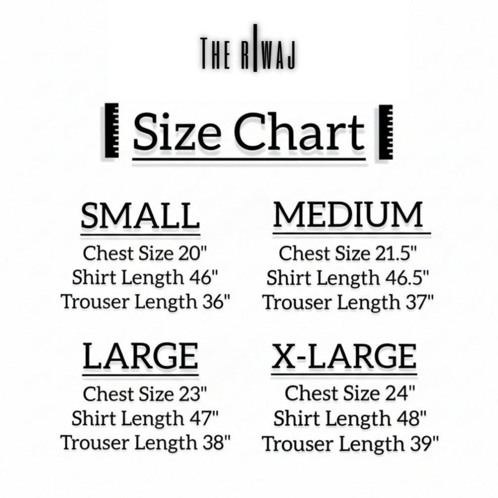 Margrita Embroidered in Long Length (3.Pcs)