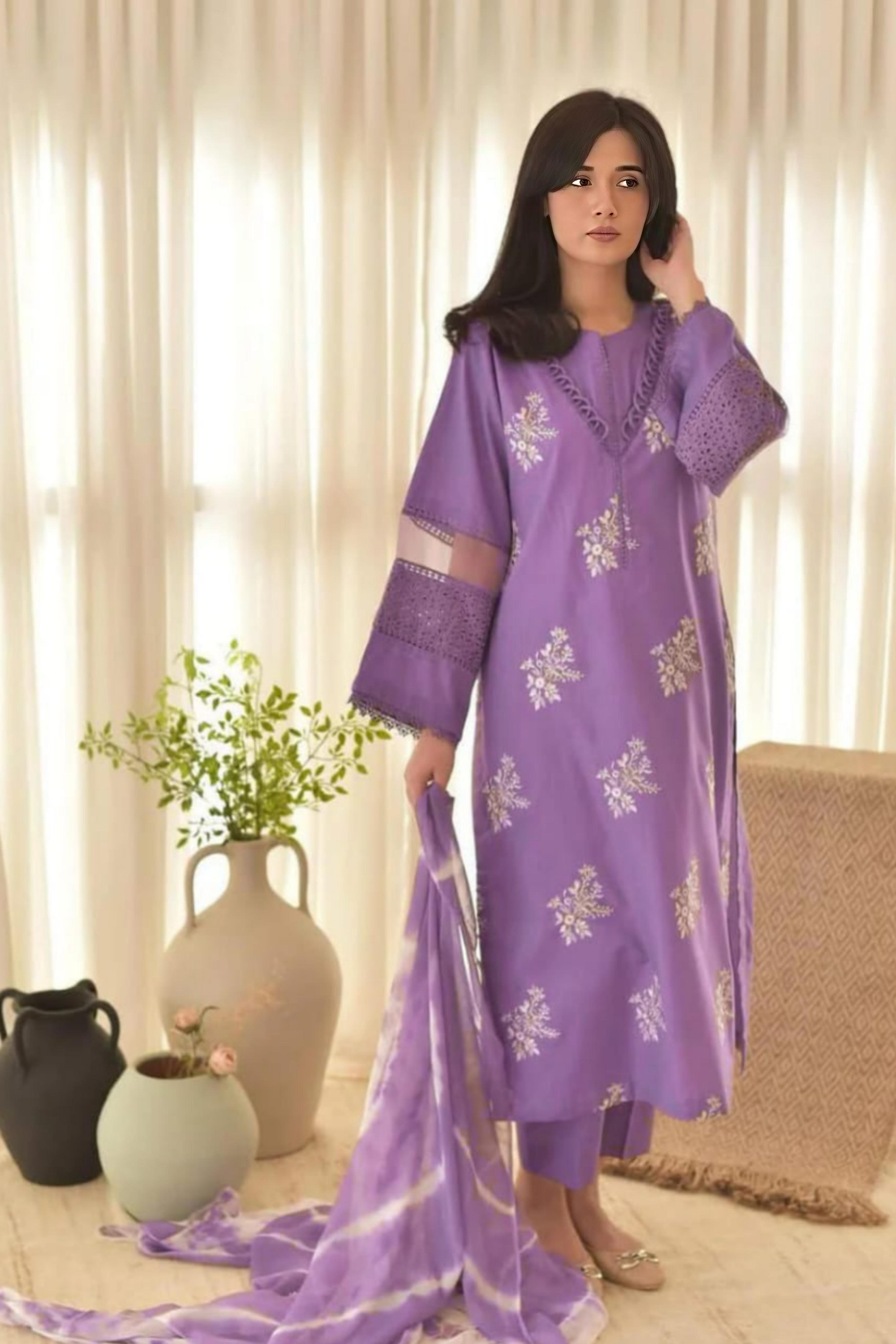 Juliet 3pc Embroidered