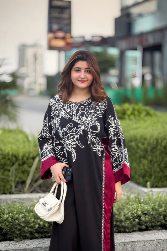 Black Choco Kaftan (2.Pcs)