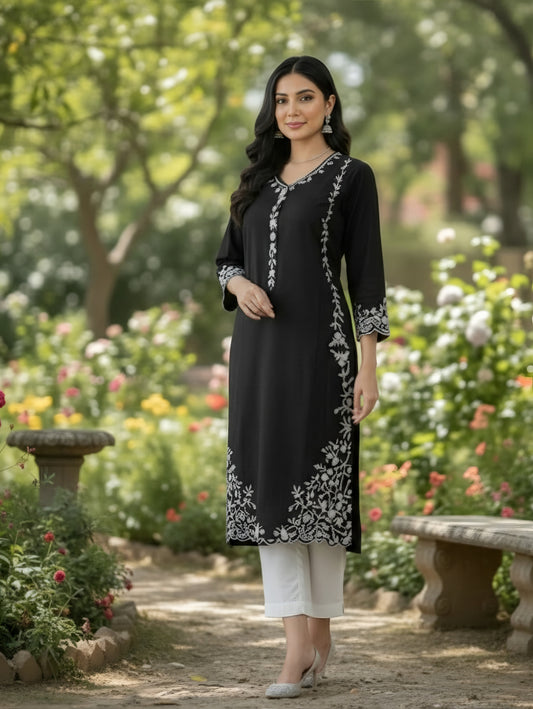 Zeenat embroidered stitched 2pcs