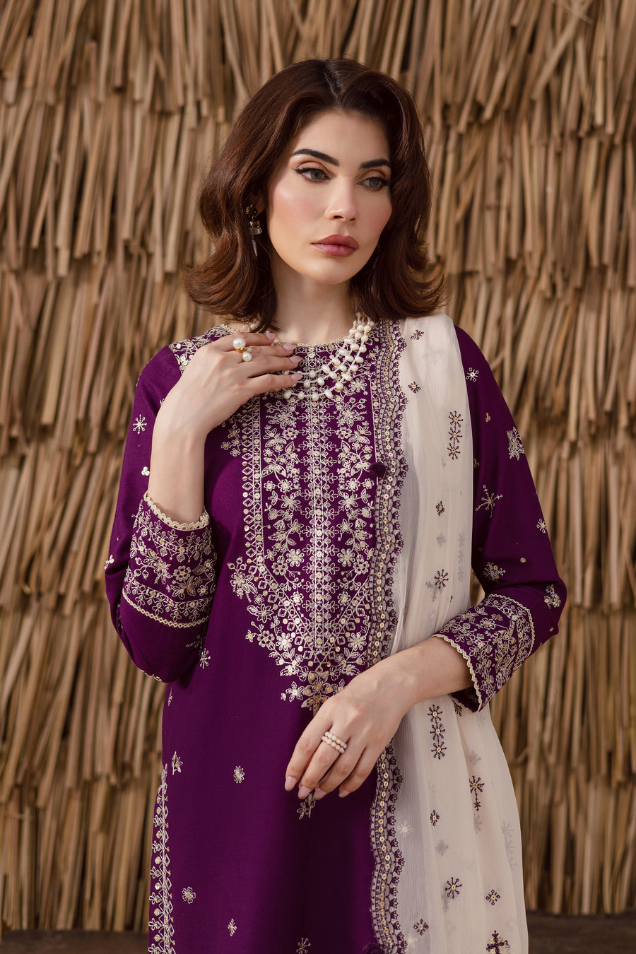 Gulaal-e-Arsh full embroidered dress