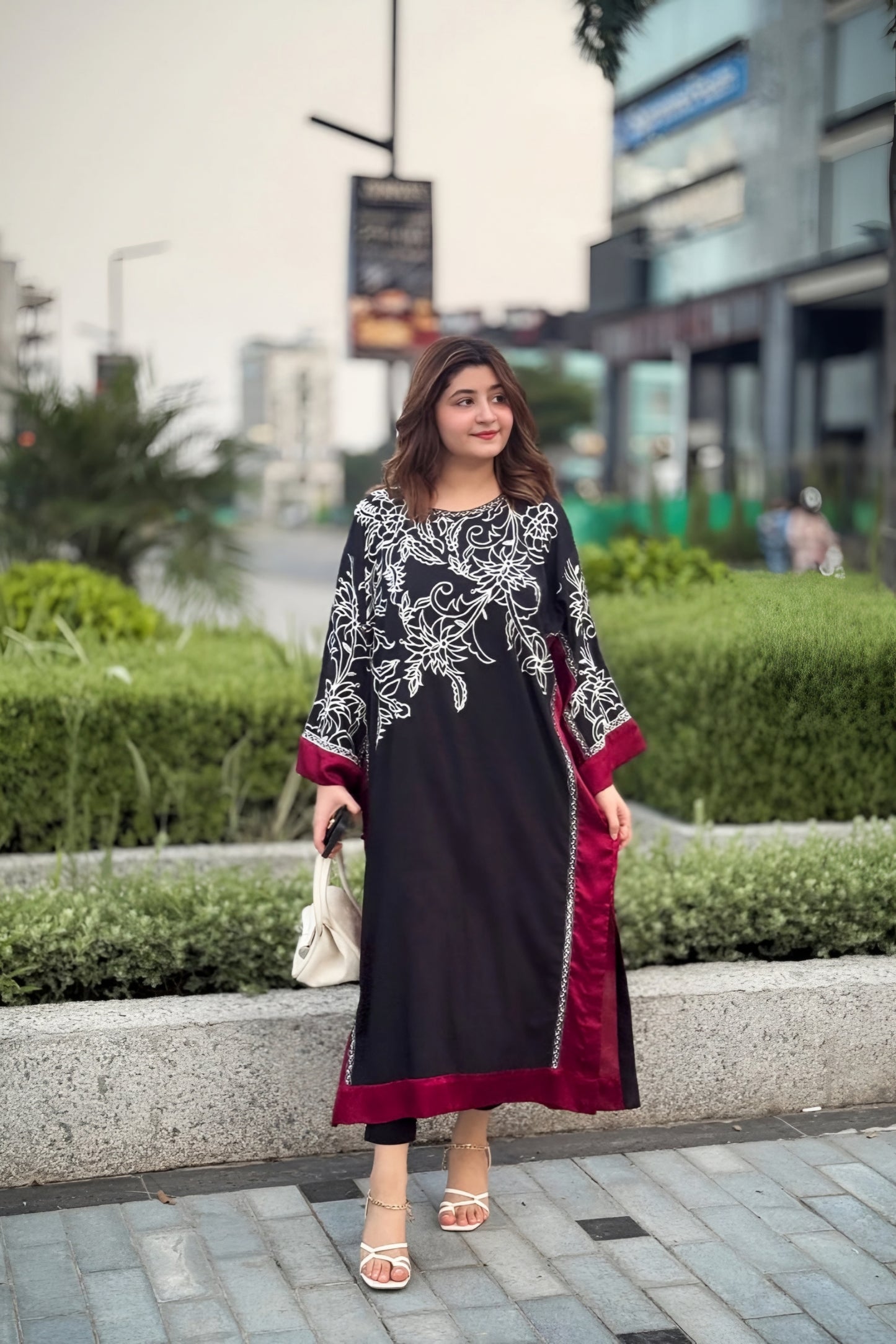 Black Choco Kaftan (2.Pcs)