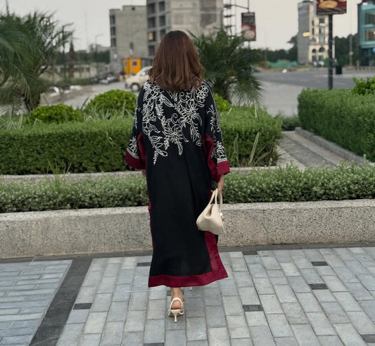 Black Choco Kaftan (2.Pcs)