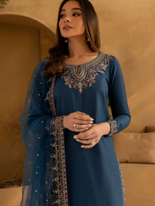 Joey 3Pc- Embroidered