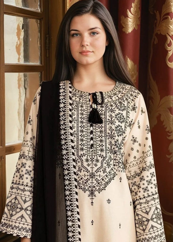 Tahzeeb Embroidered 3 PCs dress