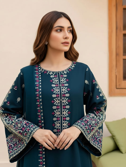 Gul e daudi embroidered 3 pcs